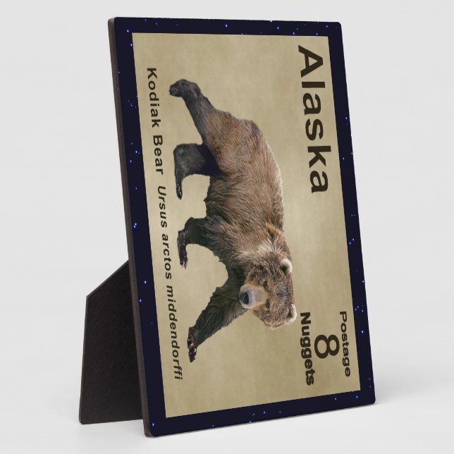 Kodiak Bear Plaque (Side)