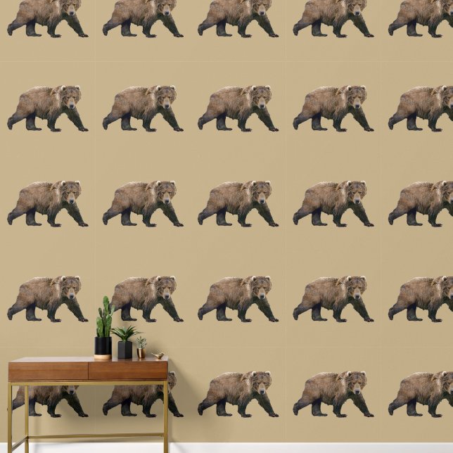 Kodiak Bear Wallpaper (Hallway)