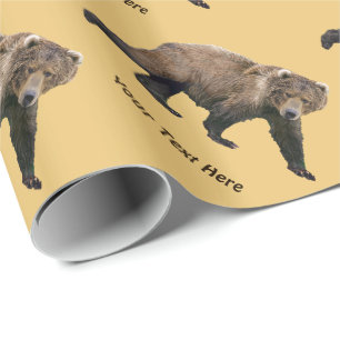 Kodiak Bear Wrapping Paper