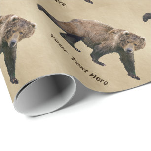 Kodiak Bear Wrapping Paper
