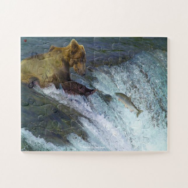 Kodiak Brown Bear Jigsaw Puzzle (Horizontal)