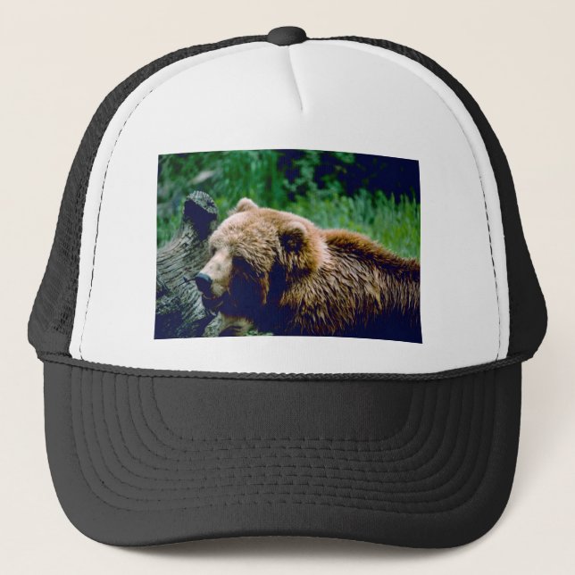 Kodiak Brown Bear Trucker Hat (Front)