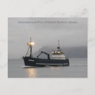 Kodiak Crab Fishing Vessel Postcard