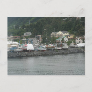 Kodiak Island Fishing Boats Postcard