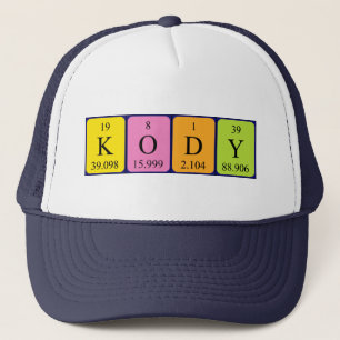 Kody periodic table name hat