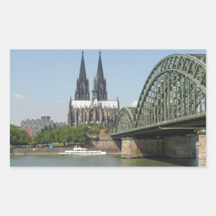 Koeln (Cologne) in Germany Rectangular Sticker