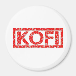Kofi Stamp Magnet