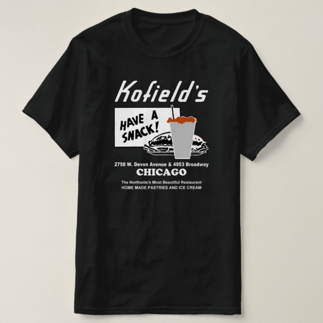 Kofield's Restaurant, Chicago T-Shirt (Design Front)