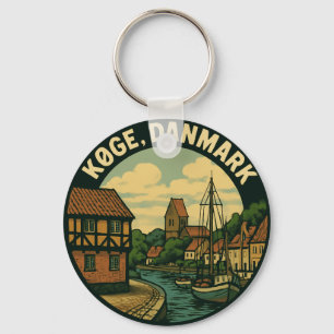 Køge Denmark Old Town Key Ring