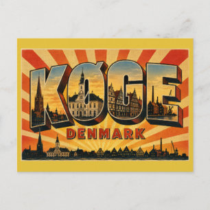 Køge Denmark Old Town Postcard