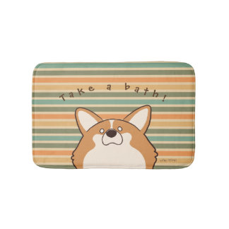 Kogitama (Red) -Retro- Bath Mat