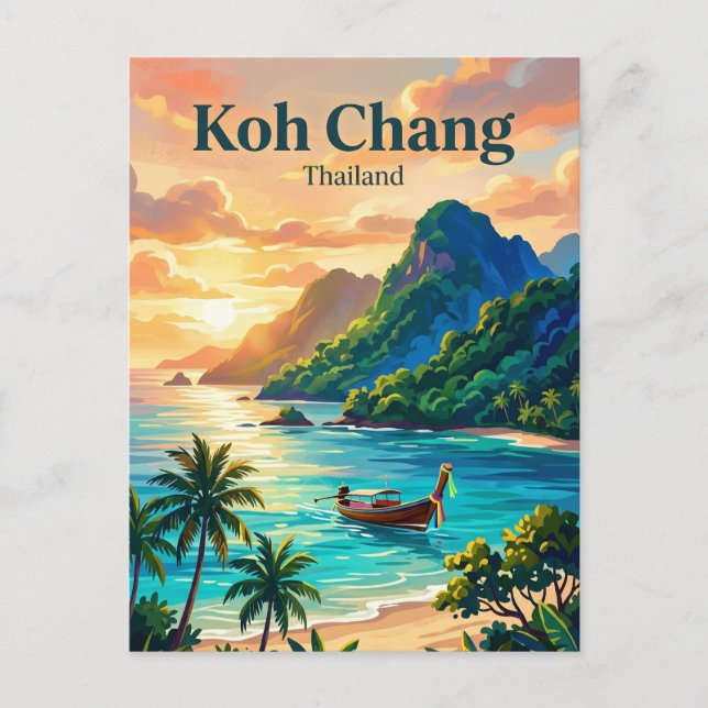 Koh Chang Thailand Postcard (Front)