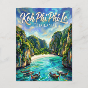 Koh Phi Phi Le Thailand Postcard