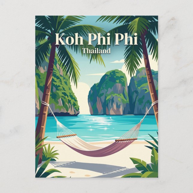 Koh Phi Phi Thailand Postcard (Front)