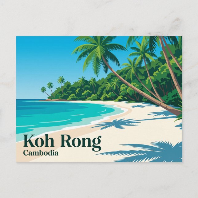 Koh Rong Cambodia Postcard (Front)