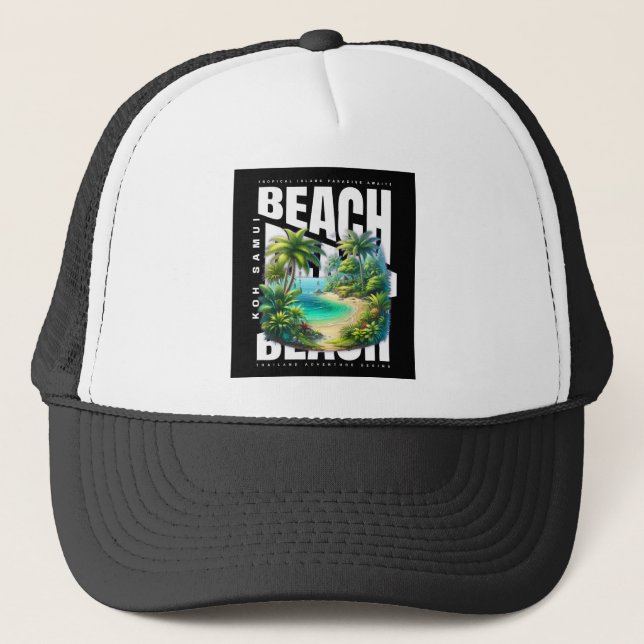 Koh Samui Island Thailand Trucker Hat (Front)