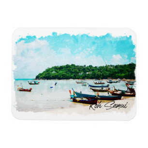 Koh Samui thailand beach paradise Magnet