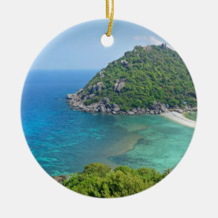 Koh Tao Thailand Ceramic Tree Decoration