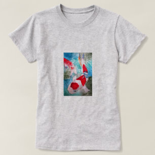 Kohaku Koi 2 Japanese watercolor fish art T-Shirt