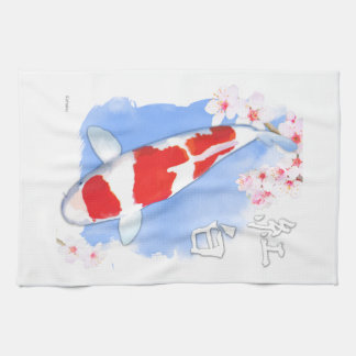Kohaku Koi Tea Towel