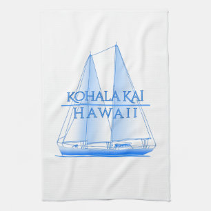 Kohala Kai Coastal Nautical Sailing Sailor Tea Towel