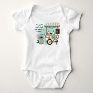 KOHALA WITH A BOBA TEA ,QUOTE BABY BODYSUIT