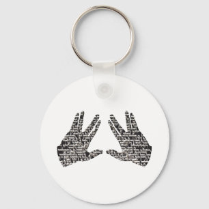 Kohen Hands Key Ring