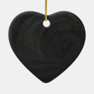Kohl Black Ceramic Ornament