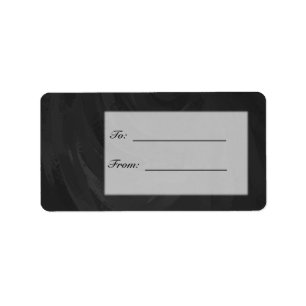 Kohl Black Monogram Personalised Label