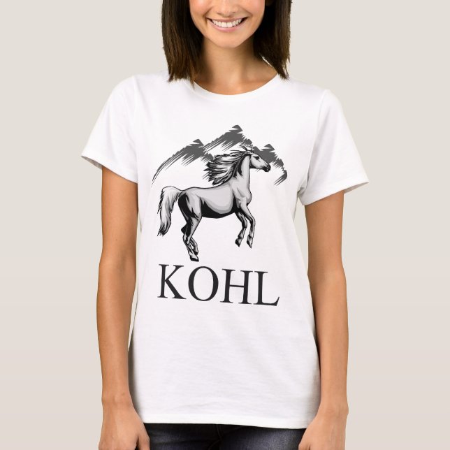 Kohl Colt Logo_BW and Text T-Shirt (Front)