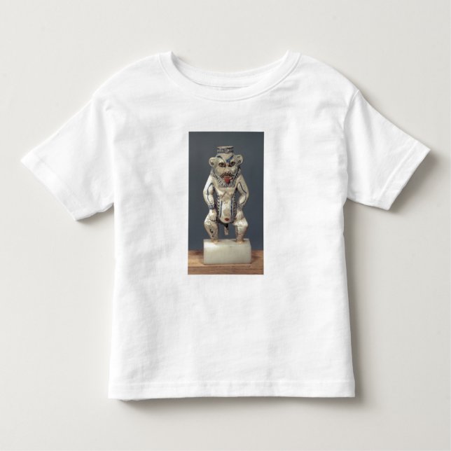 Kohl Pot, depicting the Egyptian household god Bes Toddler T-Shirt (Front)