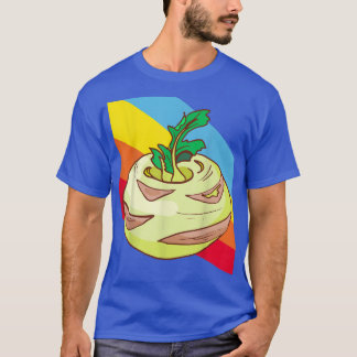 Kohlrabi Vegetables Food Vegan Vegetarian  T-Shirt