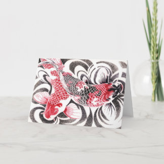 koi02greetingcard5.5by4 card