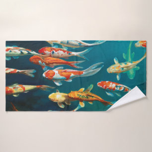 Koi Ballet -  Bath Towel