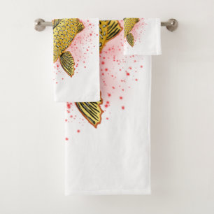 Koi  bath towel set