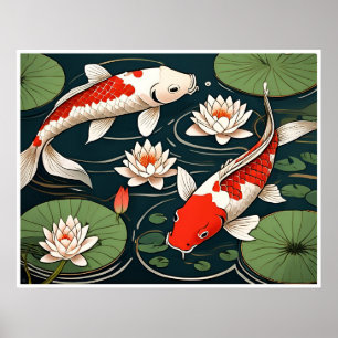 Koi Carp Archival Print