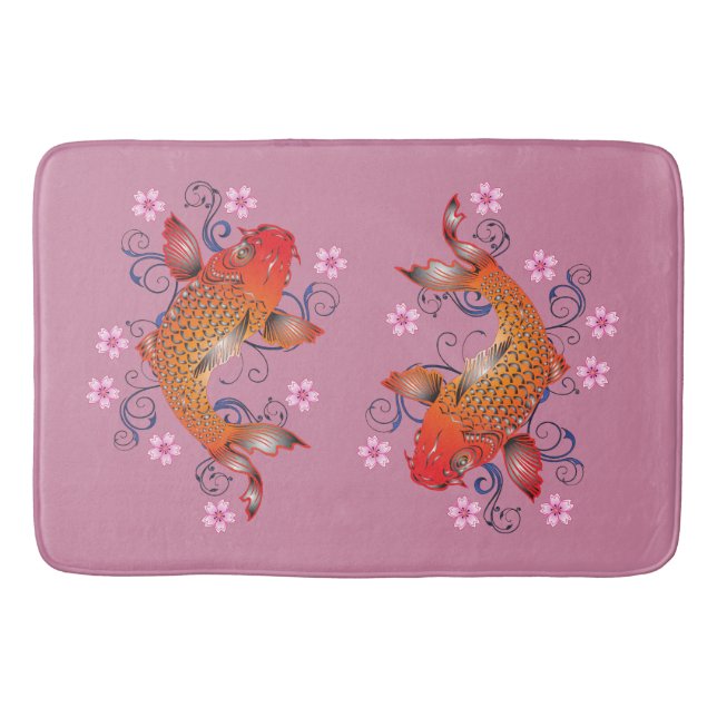Koi Carp Bath Mat (Front)