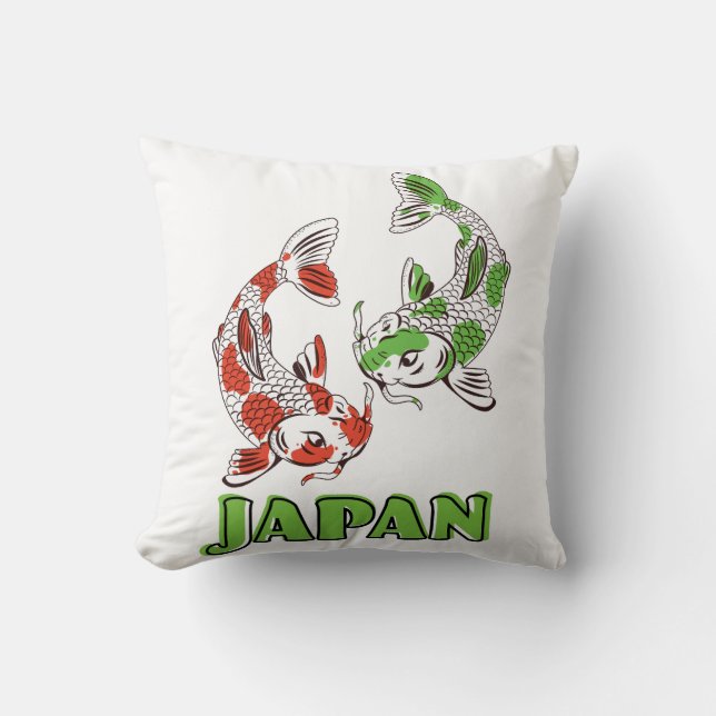 Koi Carp Cushion (Front)
