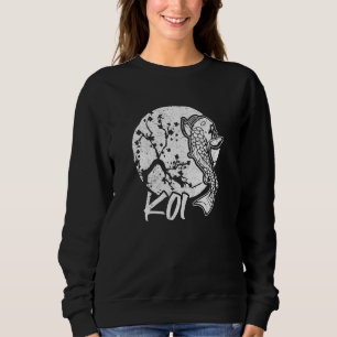 Koi Carp Fish Japanese Koi Fish Lucky Ying Yang Sweatshirt