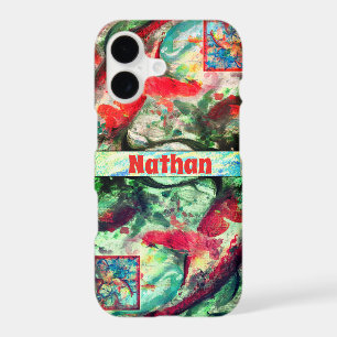 Koi Carp Fish Painting iPhone Case
