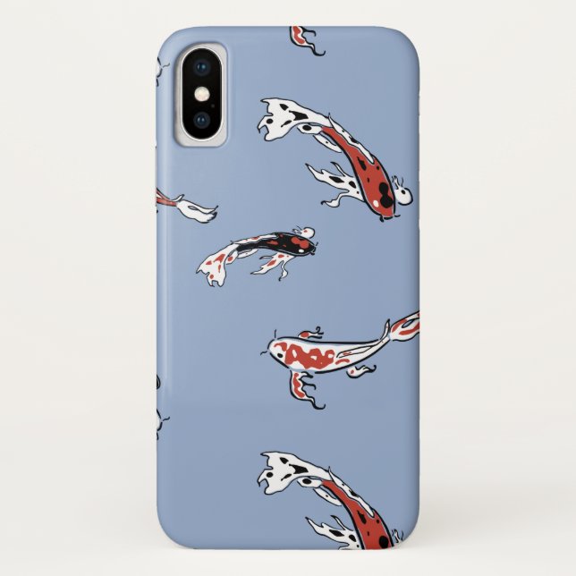 Koi Carp Fish Pattern Case-Mate iPhone Case (Back)