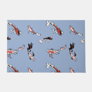Koi Carp Fish Pattern Doormat