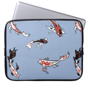Koi Carp Fish Pattern Laptop Sleeve
