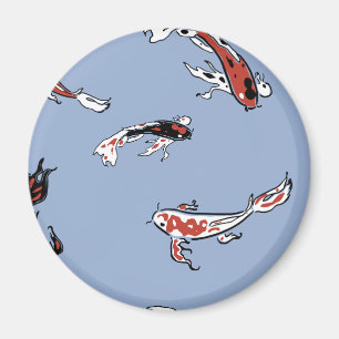 Koi Carp Fish Pattern Magnet