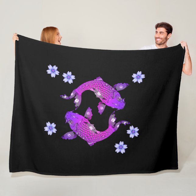 koi carp fleece blanket (In Situ)