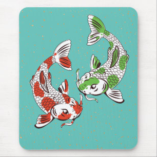 Koi Carp Mouse Pad