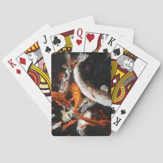 Koi Carp Playing Cards (Back)