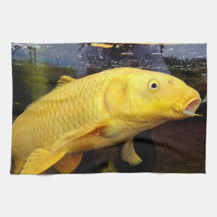 Koi Carp Tea Towel