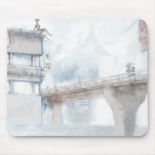 Koi City Mouse Pad (Front)