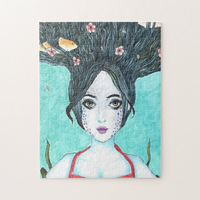 Koi Copic Drawing Puzzle (Vertical)